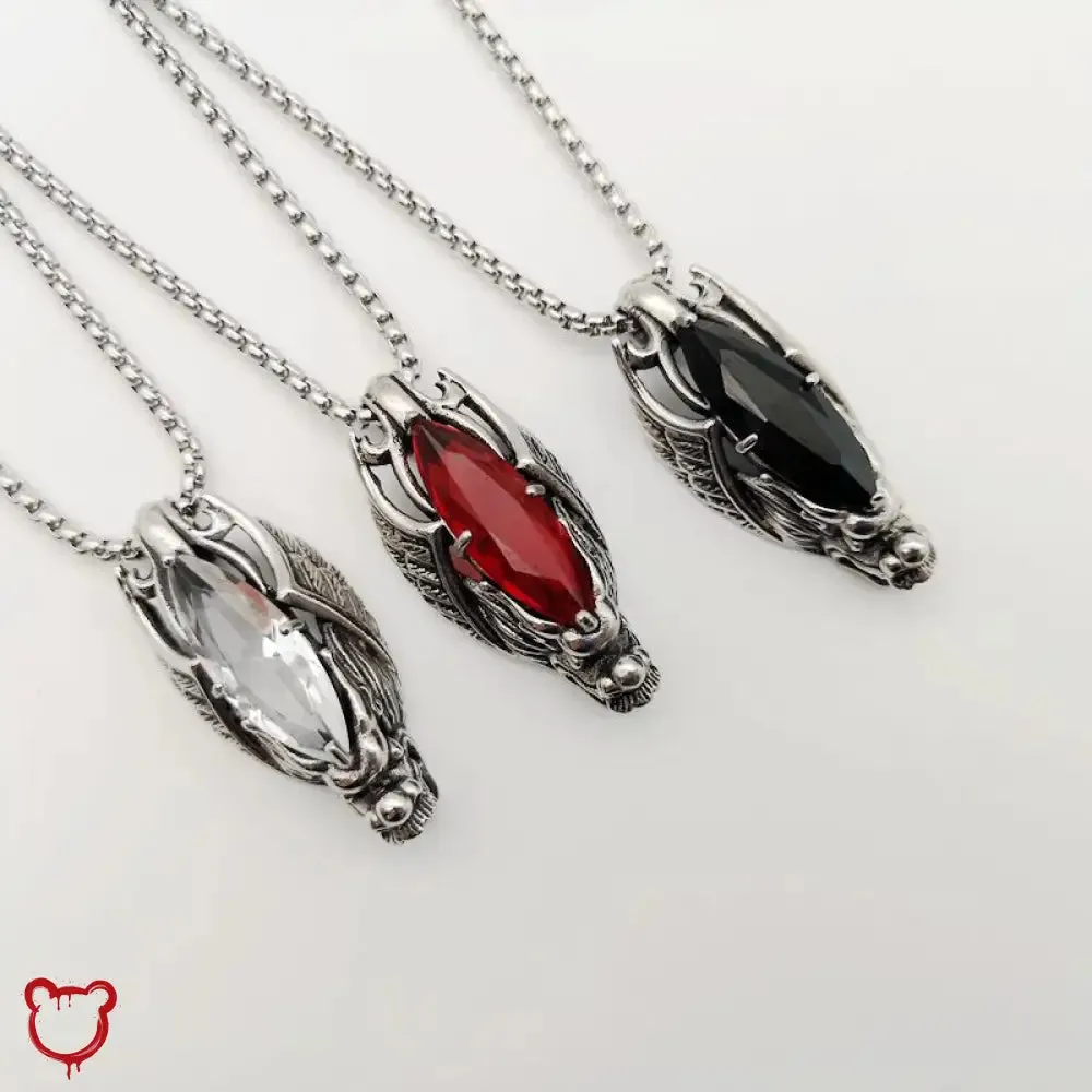 Savage Crystal Bat Necklace