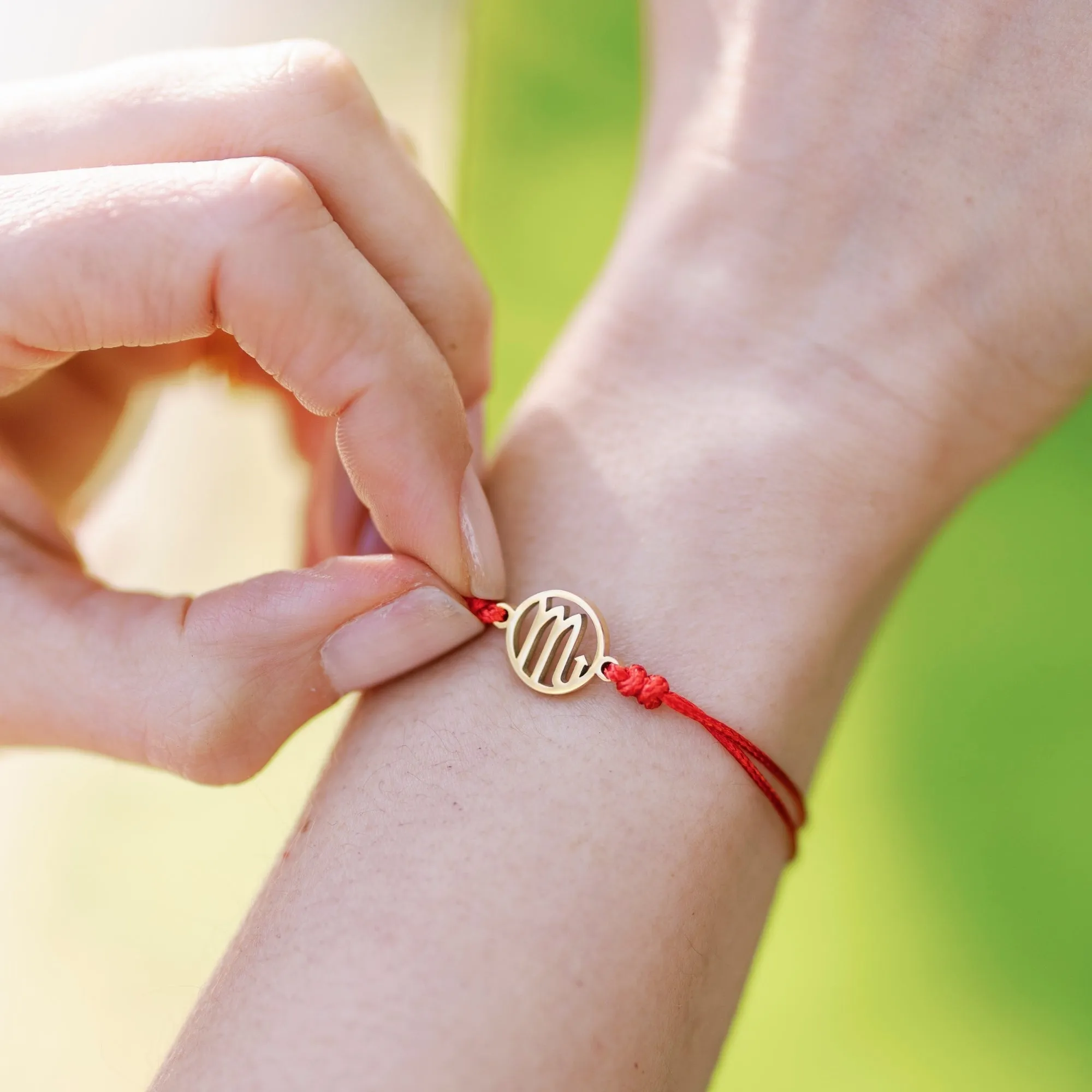 Scorpio Zodiac Thread Bracelet