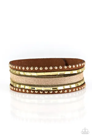 Seize the Sass Brass Paparazzi Bracelet