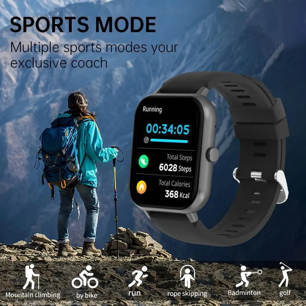 SENBONO Smart Watch Men Dial Custom Bluetootn Call 100  Sport Modes Heart Rate Monitor Sport Waterproof Smartwatch For Men Women