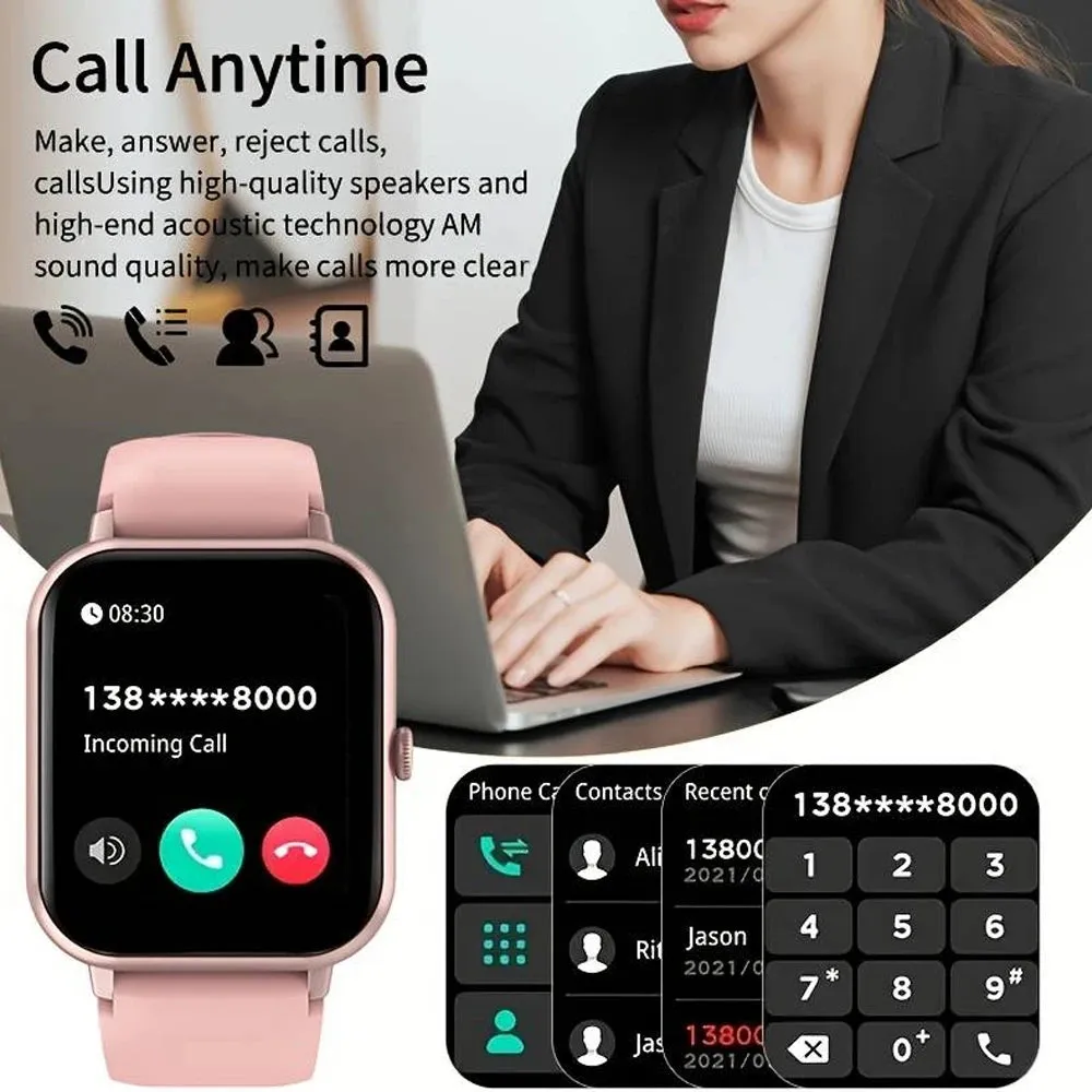SENBONO Smart Watch Men Dial Custom Bluetootn Call 100  Sport Modes Heart Rate Monitor Sport Waterproof Smartwatch For Men Women