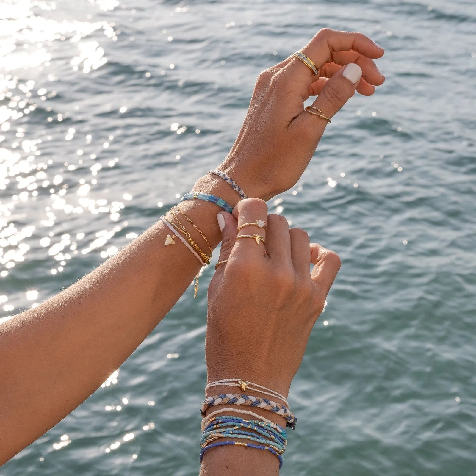 Shark Week Braided Bracelet