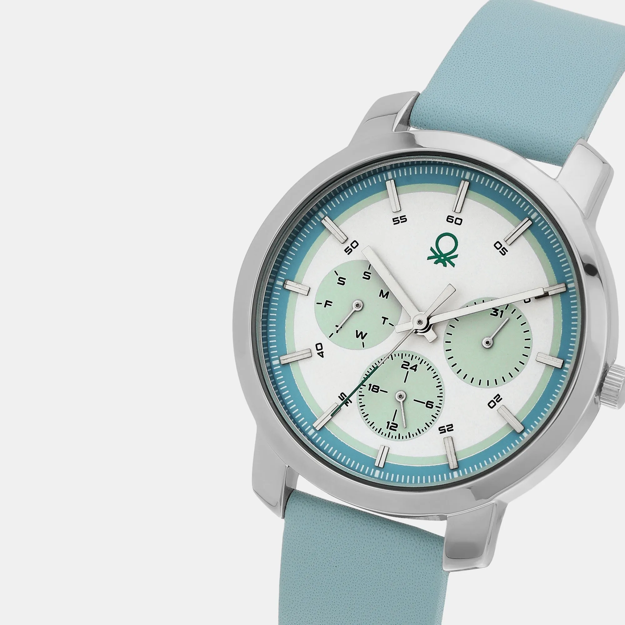 Signature Blue Women's Multi-Function Leather Watch UWUCL0500