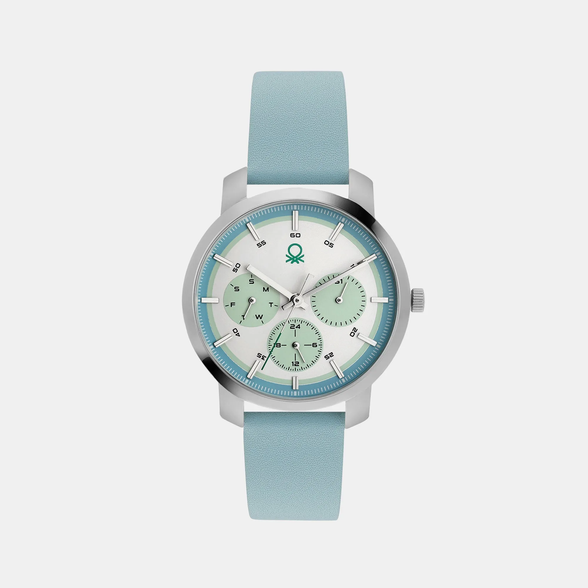 Signature Blue Women's Multi-Function Leather Watch UWUCL0500