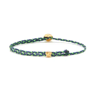 Signature Bracelet in Indigo & Neon Green