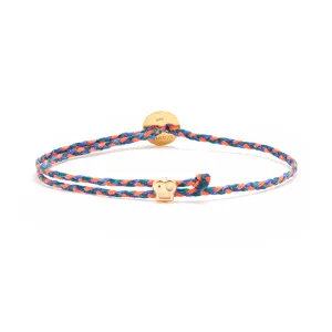 Signature Bracelet in Royal Forest & Neon Pink