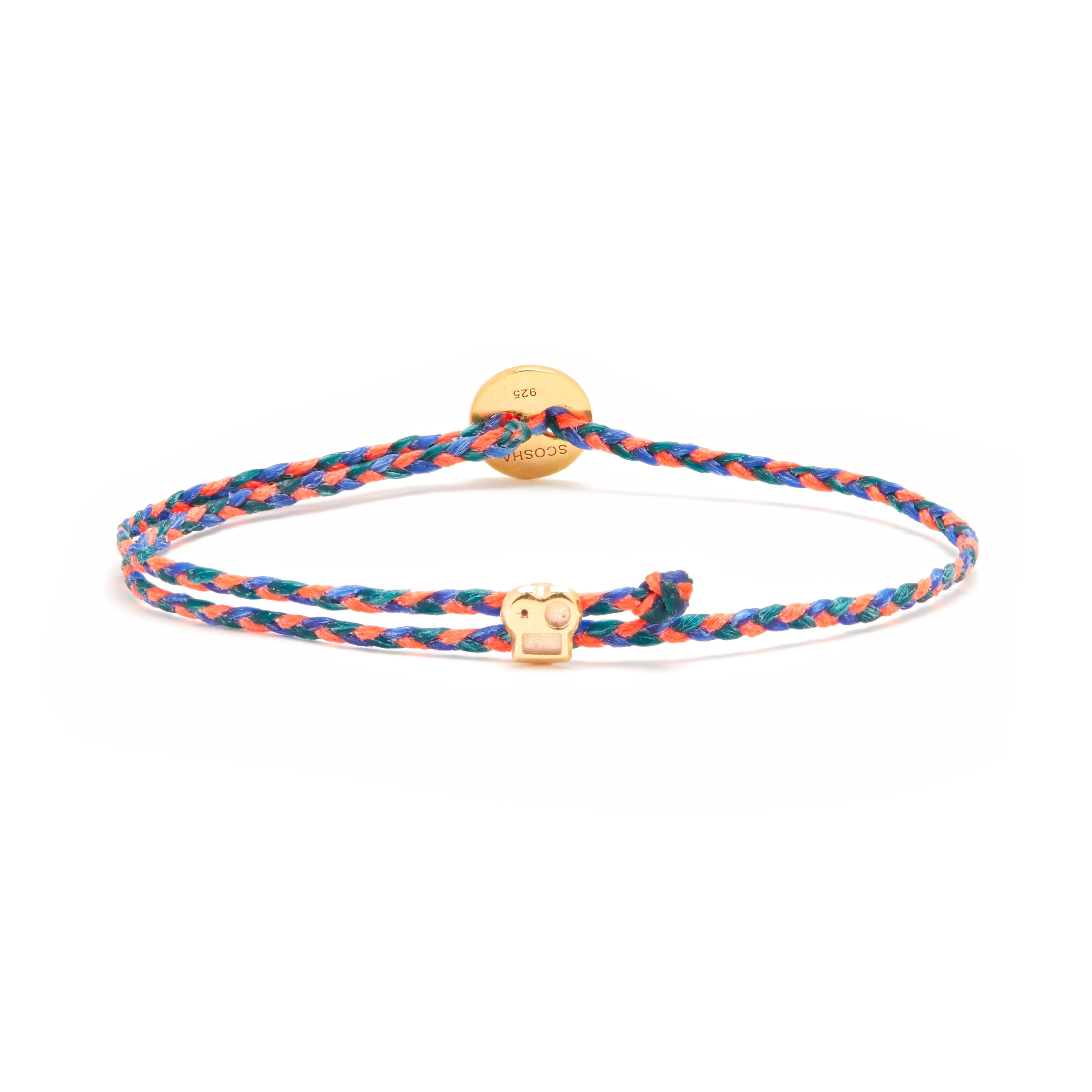 Signature Bracelet in Royal Forest & Neon Pink
