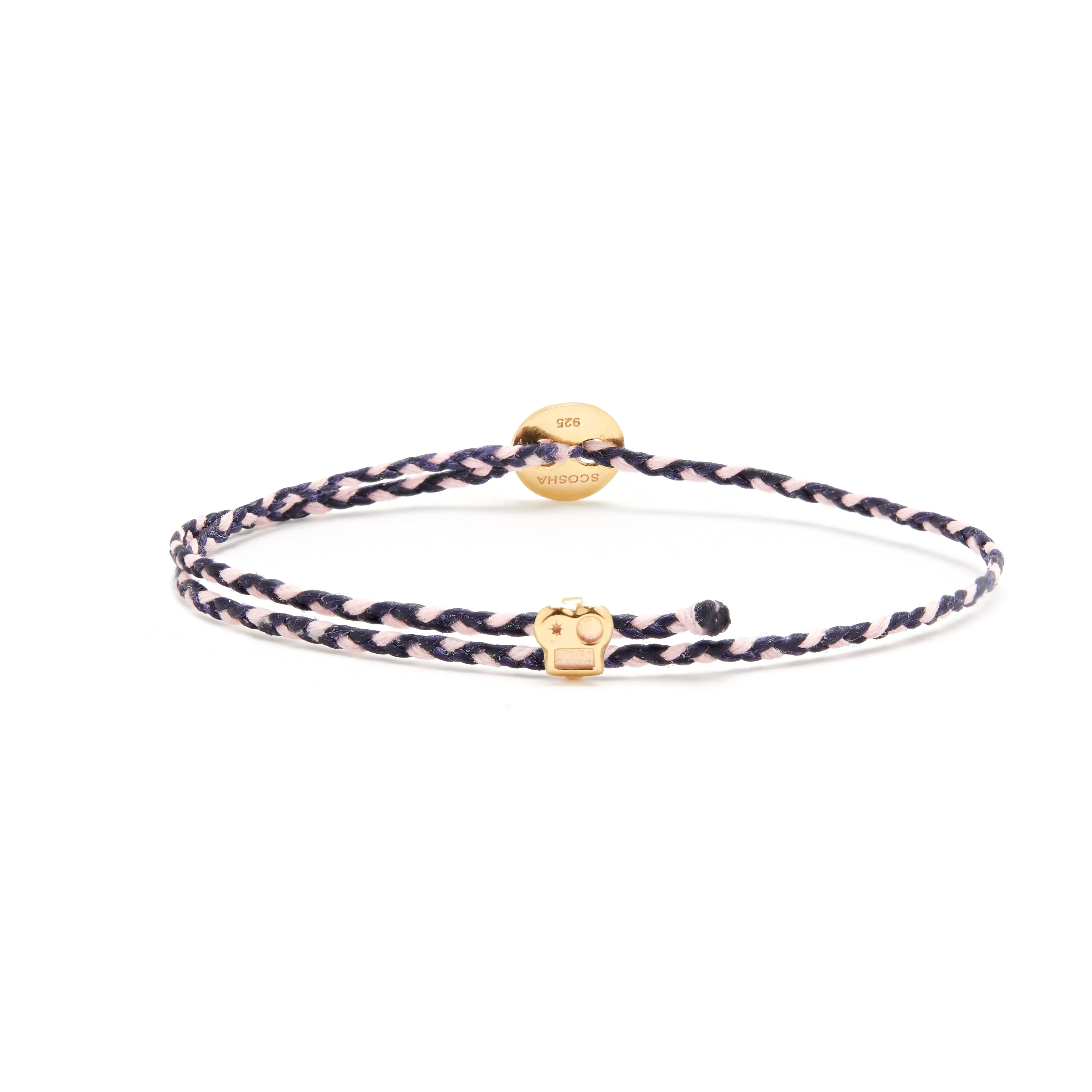Signature Bracelet Indigo & Light Pink