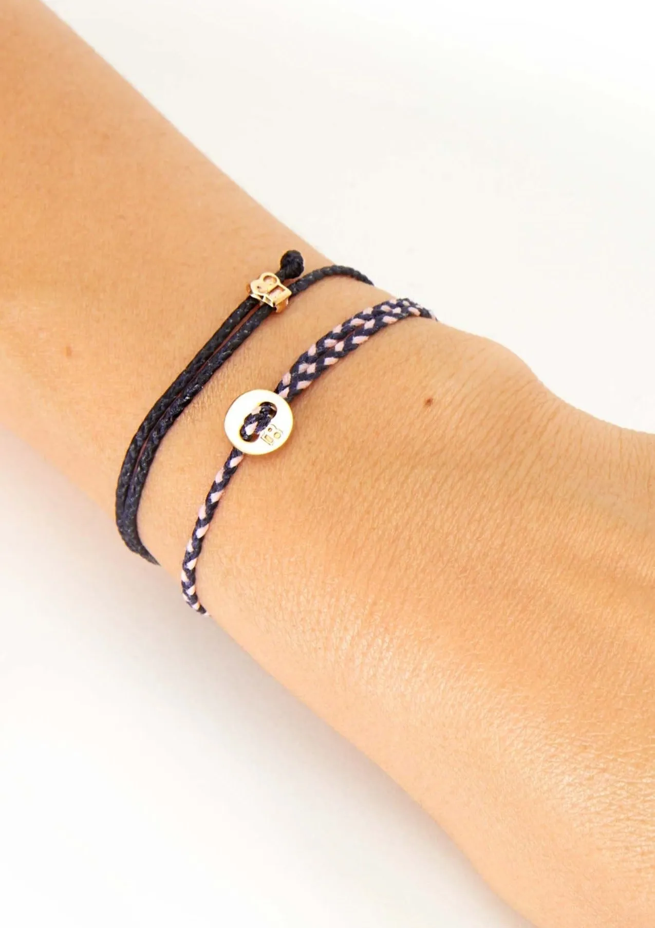 Signature Bracelet Indigo & Light Pink