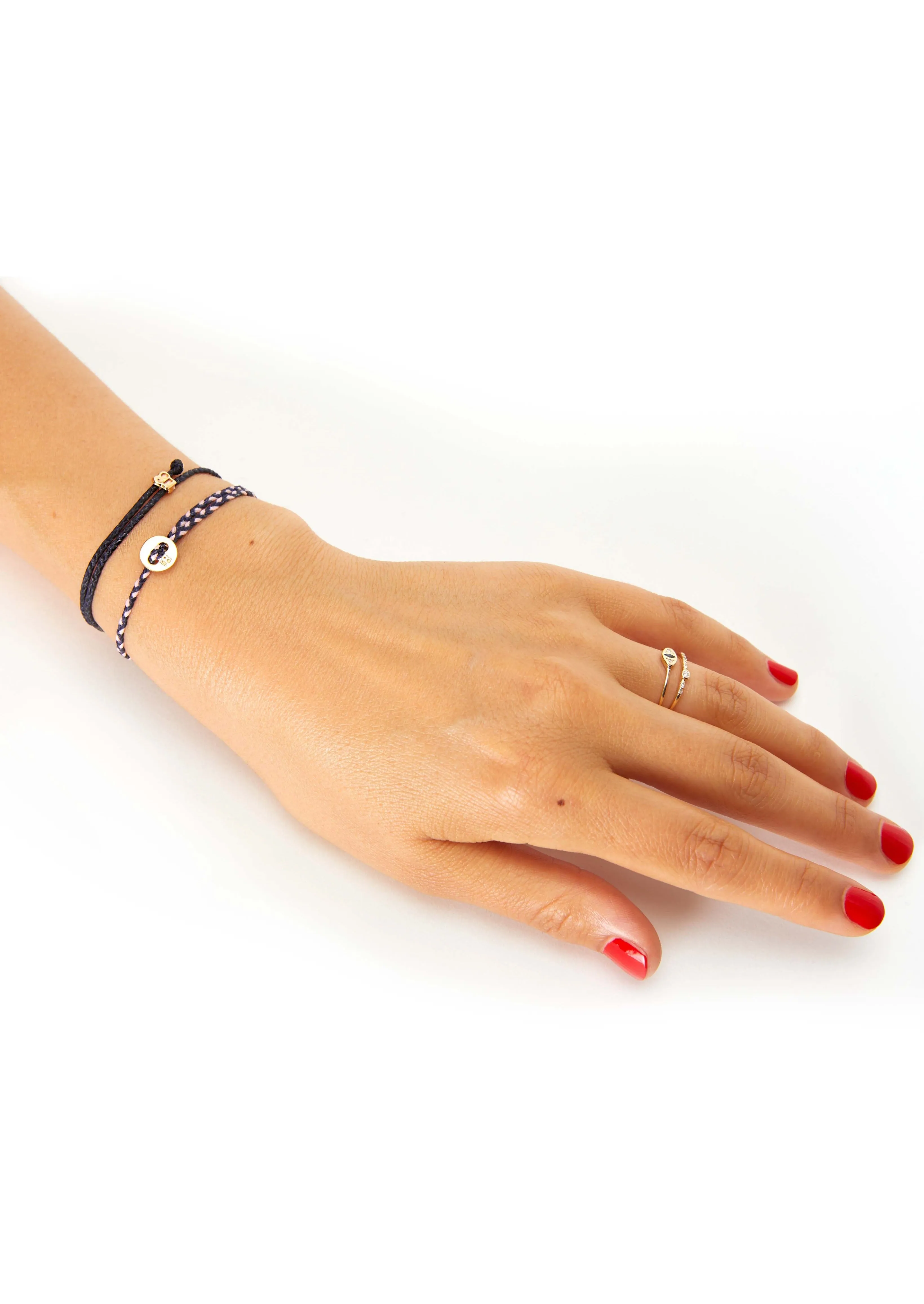 Signature Bracelet Indigo & Light Pink
