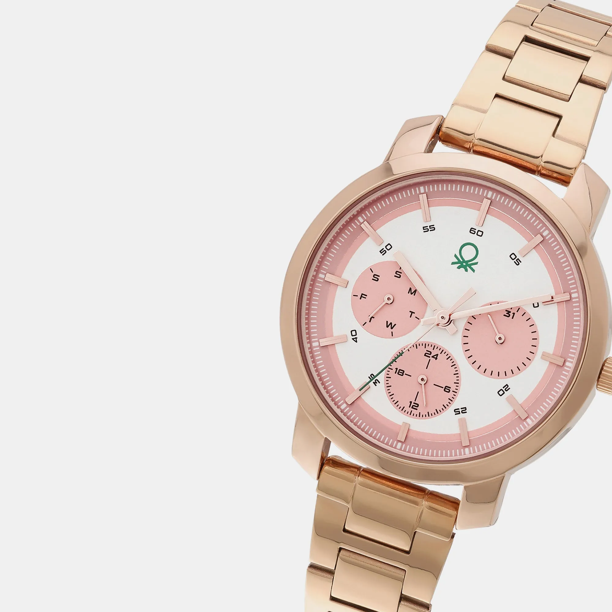 Signature Pink Women's Multi-Function Stainless Steel Watch UWUCL0503