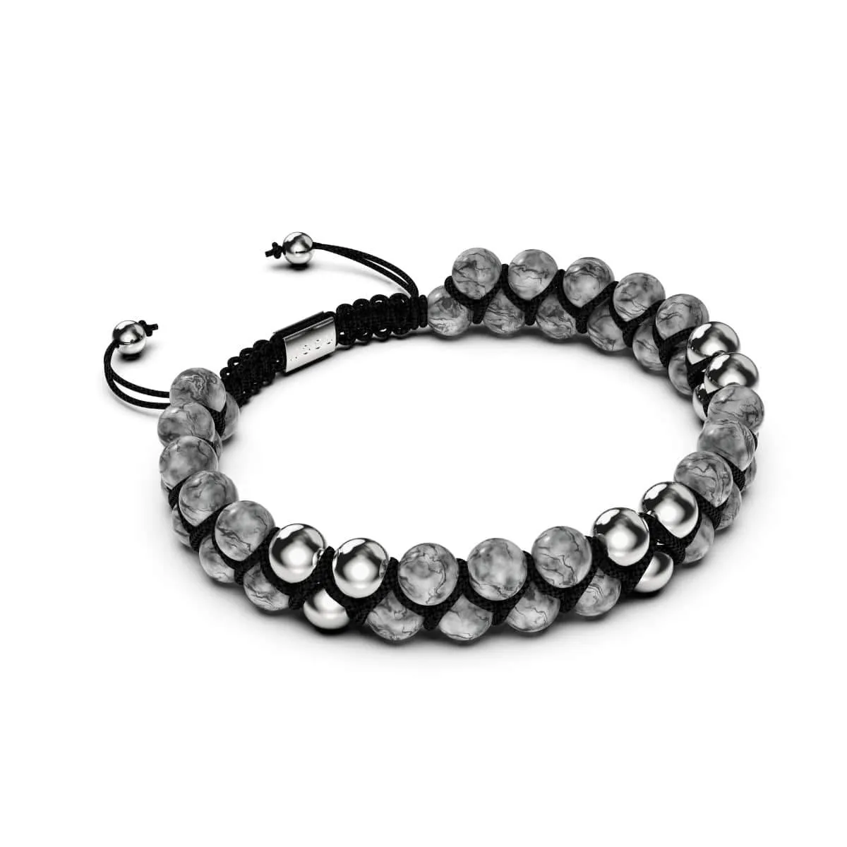 Silver | Leopard Jasper | Vitality Bracelet