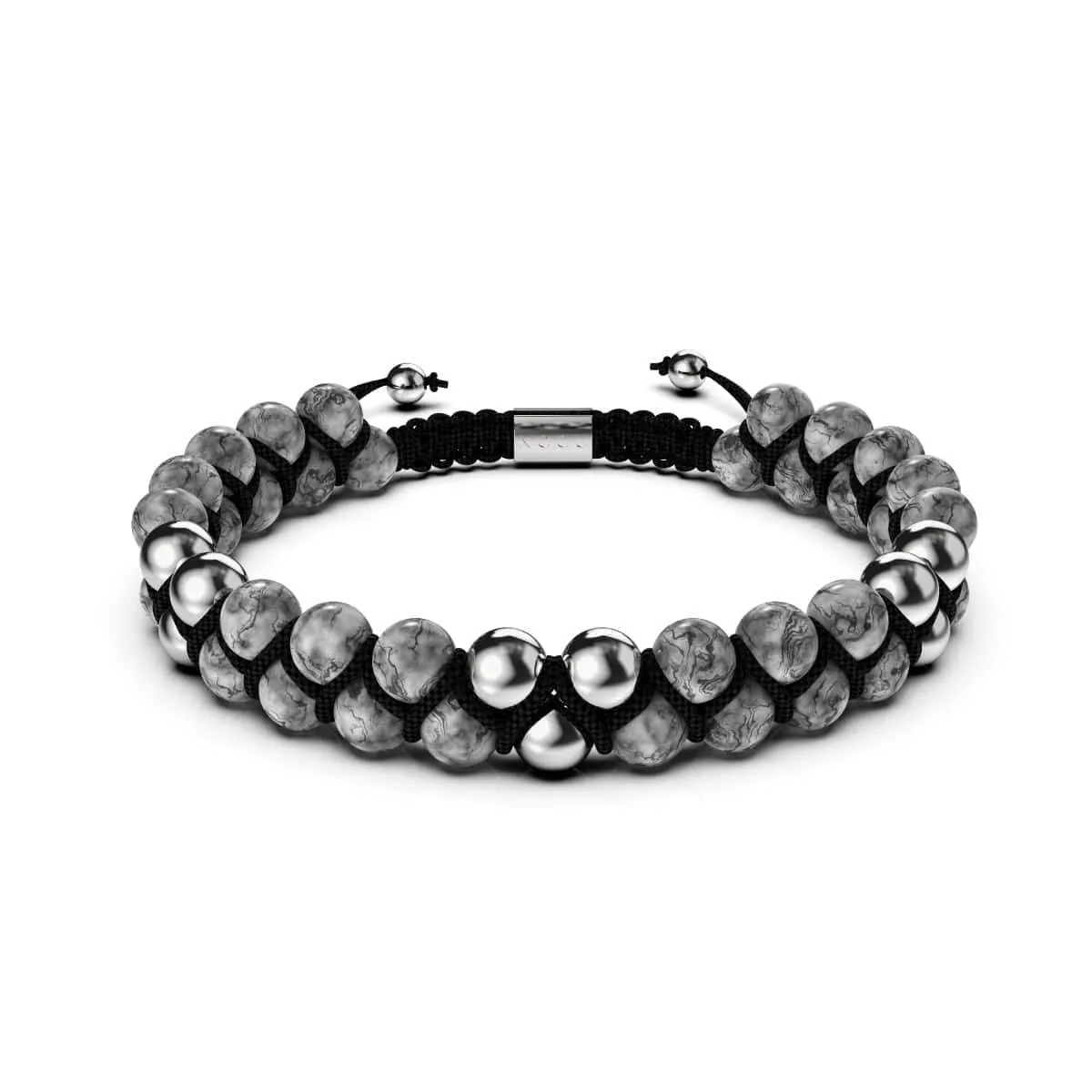 Silver | Leopard Jasper | Vitality Bracelet
