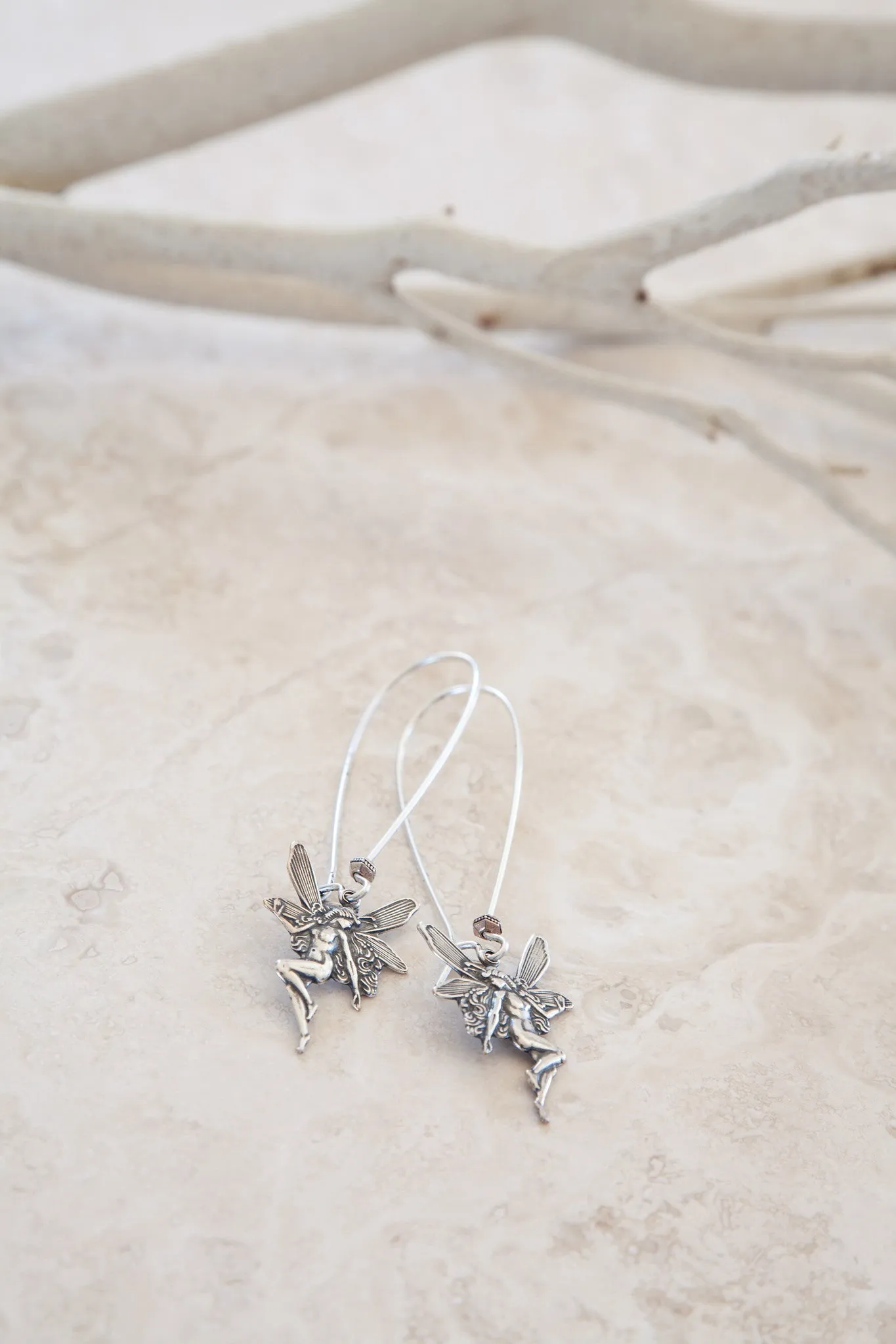 Silver Plated Fairy Earrings