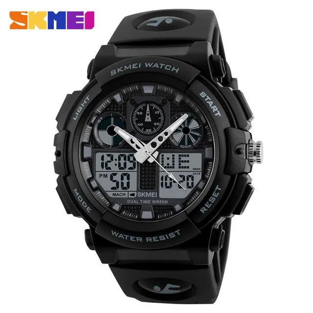 SKMEI Brand Men Quartz LED Digital