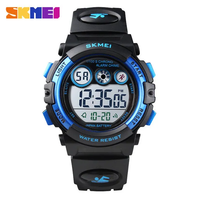 SKMEI Fashion Waterproof Children Boy Girl Watch Digital LED Watches  Alarm Date Sports Electronic Digital Watch Dropship 1451