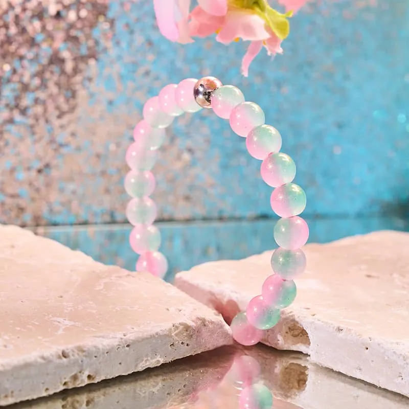 Sliced Melon | Shimmer Glass Bracelet