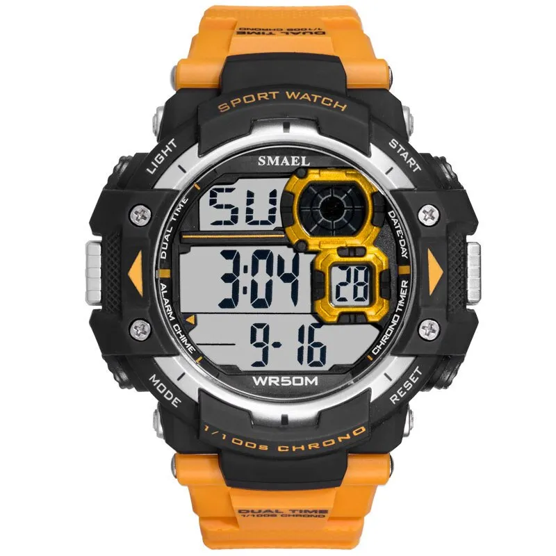 SMAEL Brand Watch Men Top Luxury Brand Sport Watch Electronic Digital Male Wrist Clock Man Waterproof Men&#39;s Military Watches