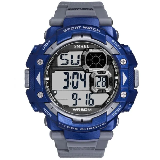 SMAEL Brand Watch Men Top Luxury Brand Sport Watch Electronic Digital Male Wrist Clock Man Waterproof Men&#39;s Military Watches