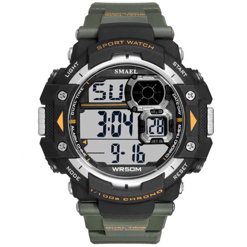 SMAEL Brand Watch Men Top Luxury Brand Sport Watch Electronic Digital Male Wrist Clock Man Waterproof Men&#39;s Military Watches