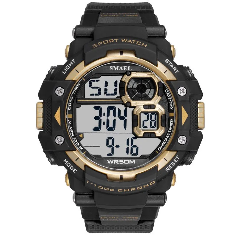 SMAEL Brand Watch Men Top Luxury Brand Sport Watch Electronic Digital Male Wrist Clock Man Waterproof Men&#39;s Military Watches