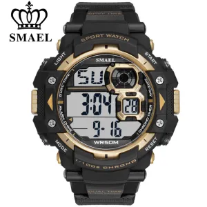 SMAEL Brand Watch Men Top Luxury Brand Sport Watch Electronic Digital Male Wrist Clock Man Waterproof Men&#39;s Military Watches