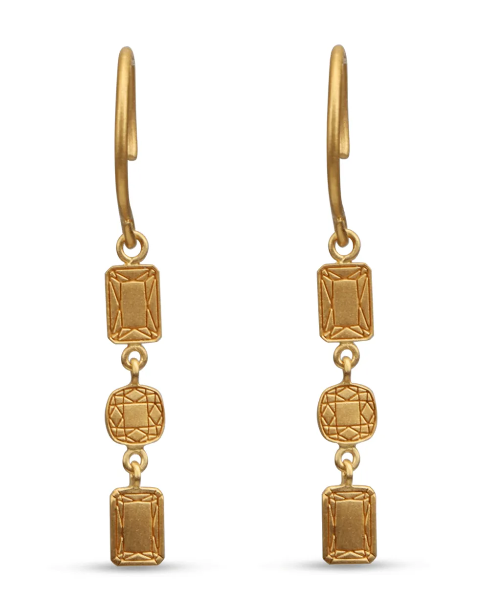 Small Charm Drop Earrings