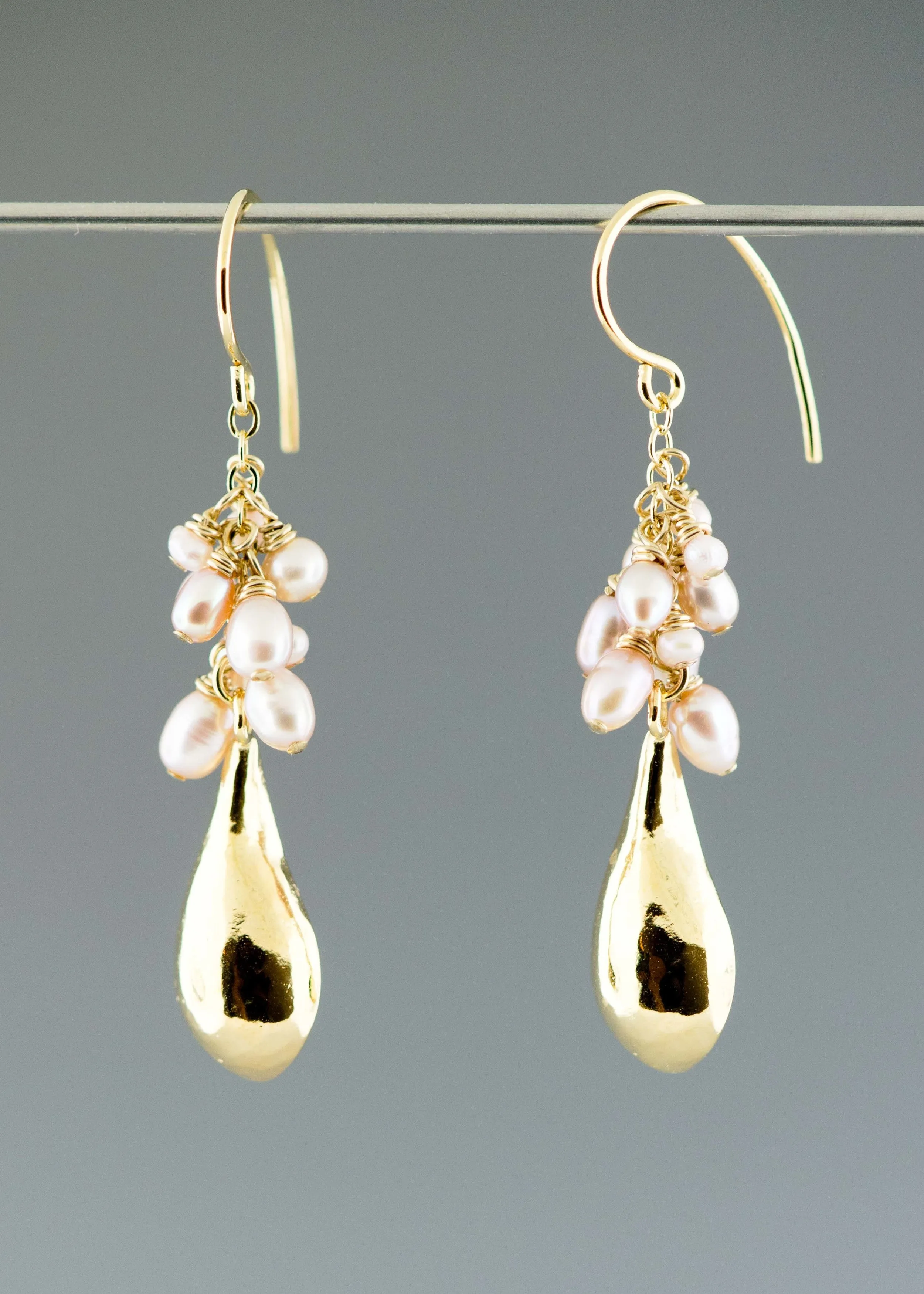 Small Drop with Pearl Earrings