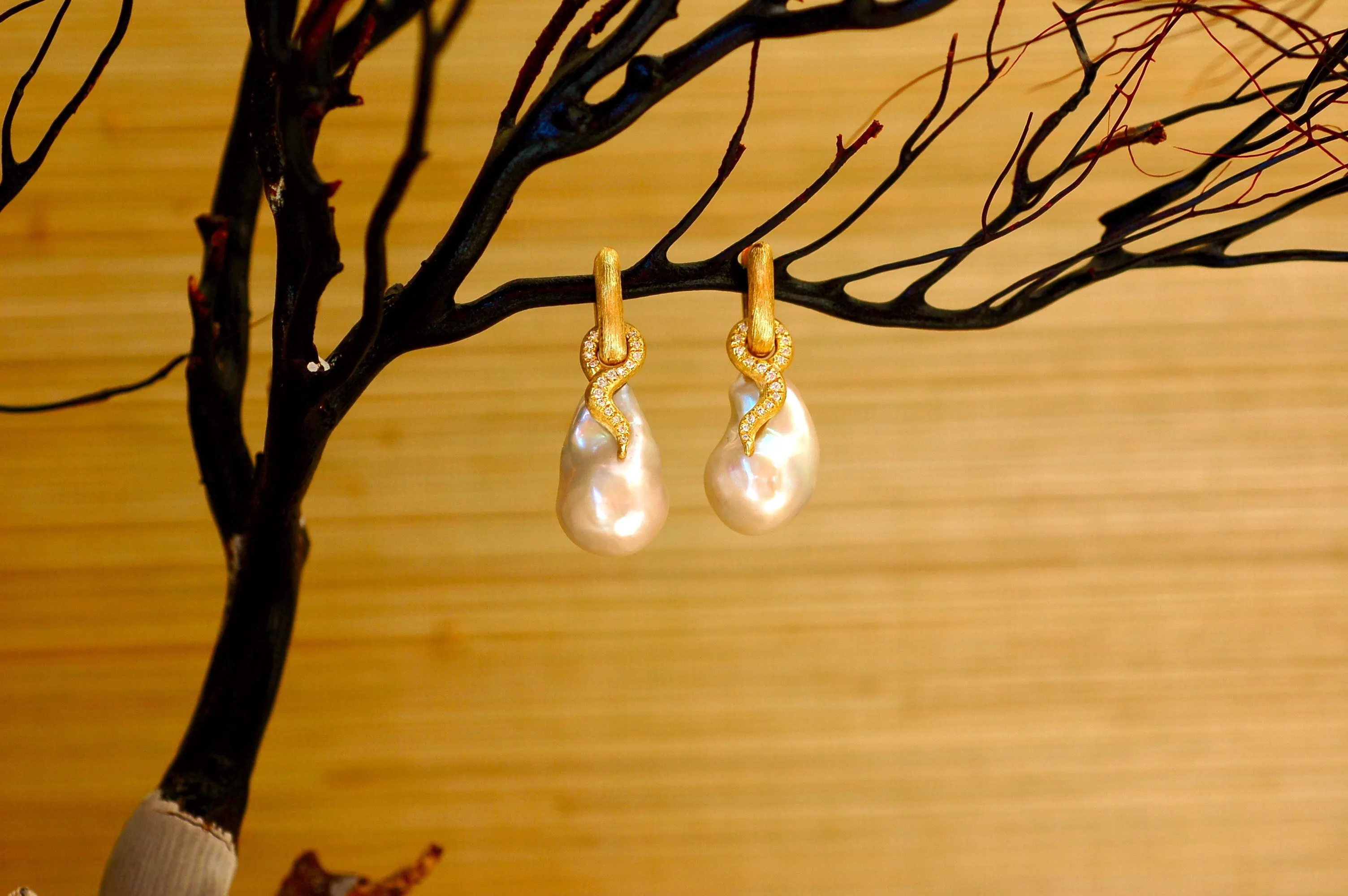 South Sea Natural Pearl Earrings