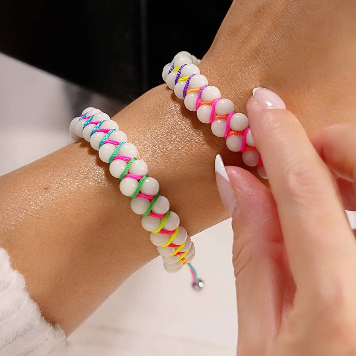 Spectrum Porcelain | Lumos Ceramic | Vitality Macrame Bracelet