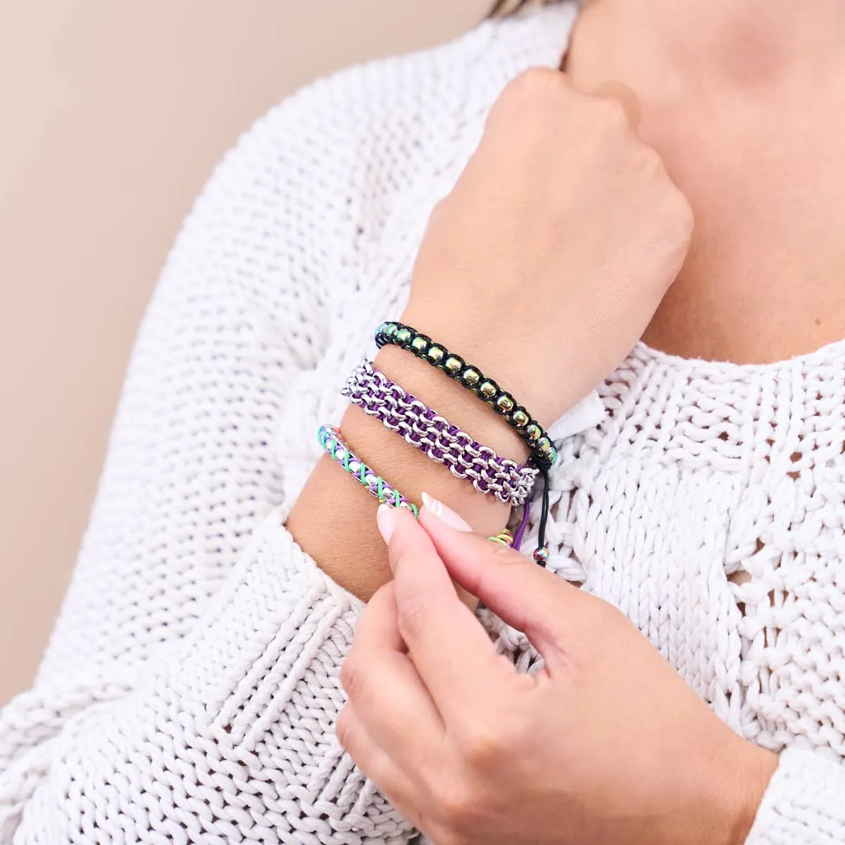 Spectrum x Silver | Catena Links Bracelet