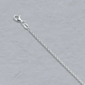 Springer's Collection Sterling Silver 2.2mm Round Cable Chain - 20"
