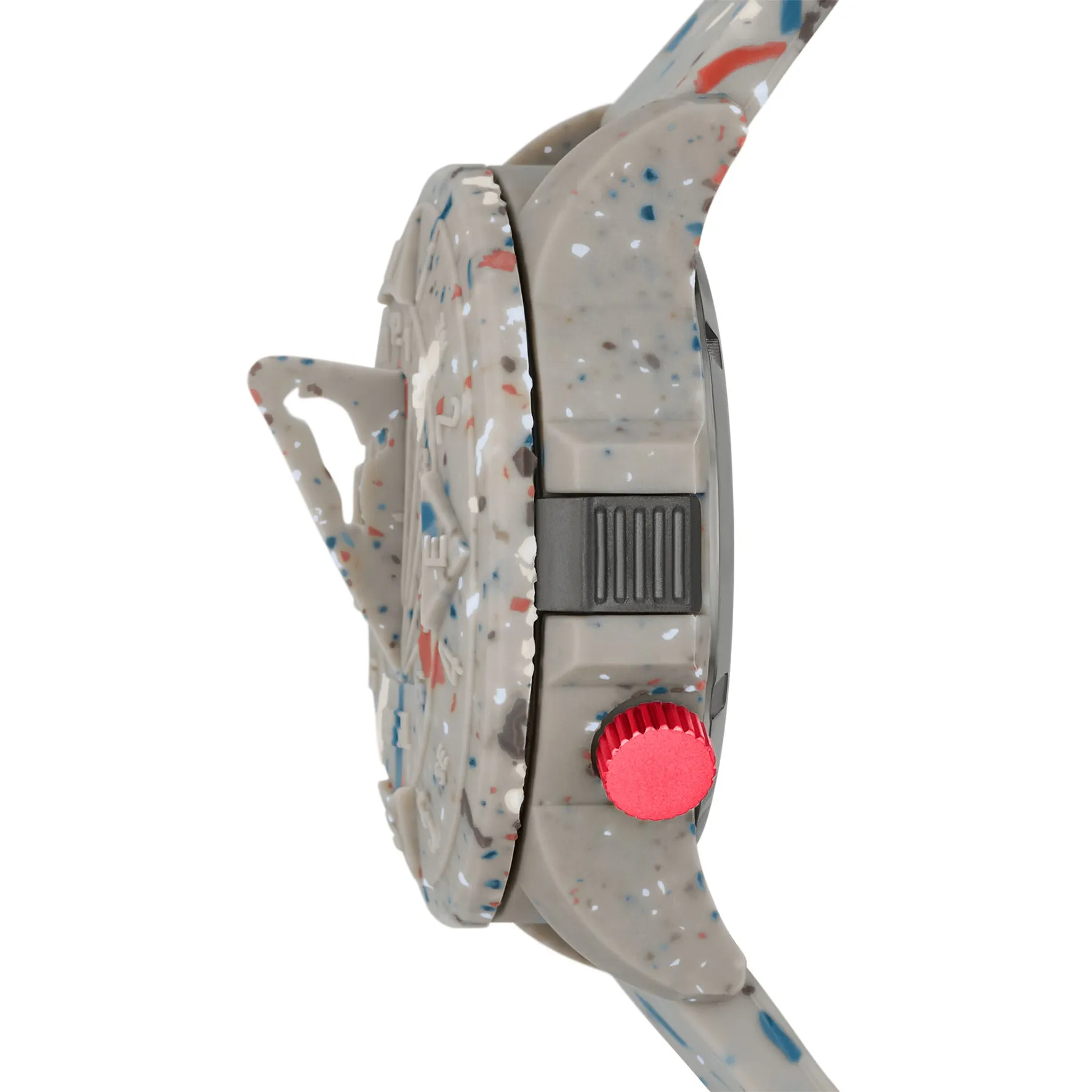 STAPLE x Fossil Limited Edition Nate Sundial Sandstone Silicone Watch