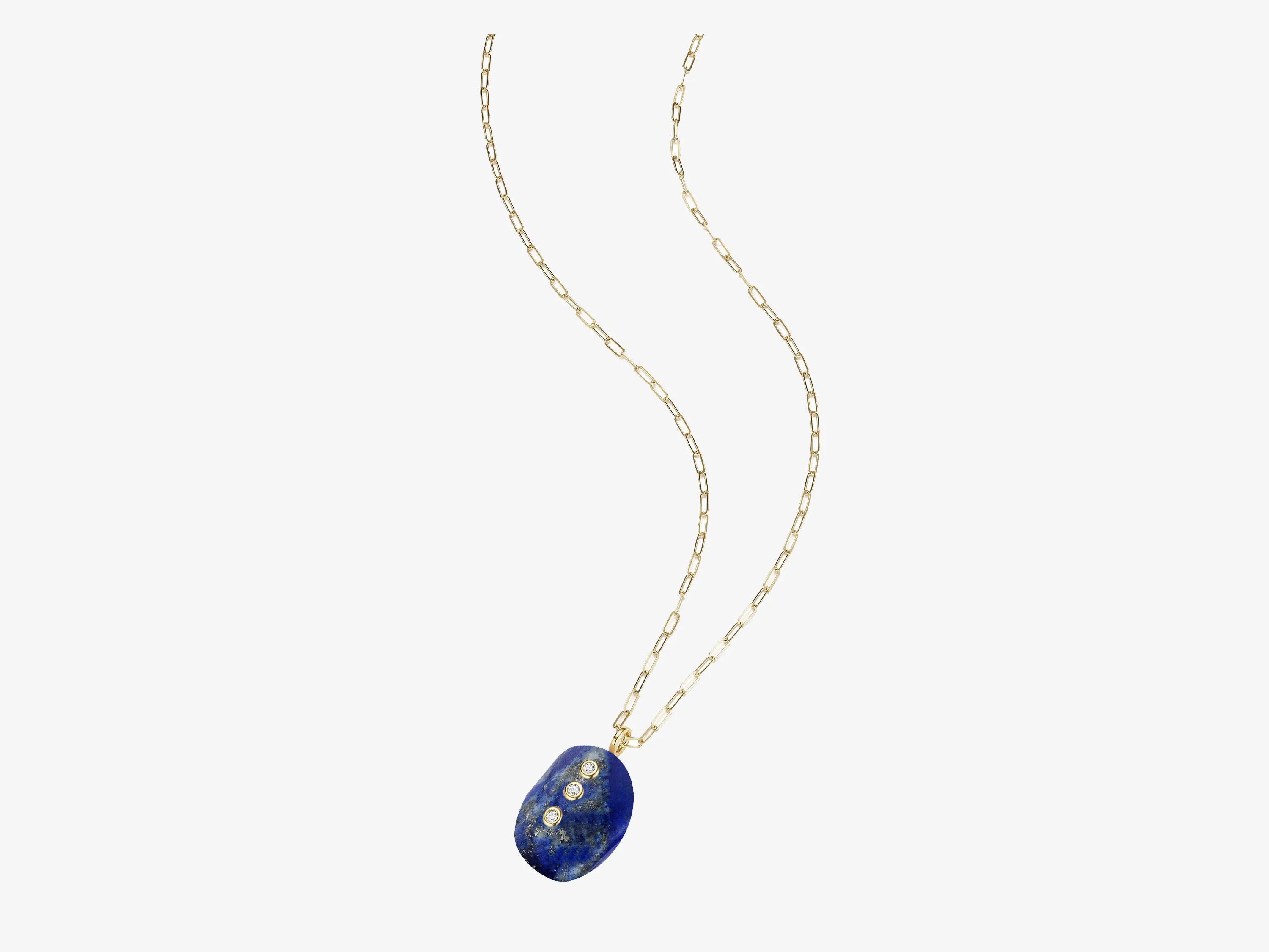 Starbursts Lapis Necklace