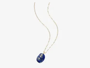 Starbursts Lapis Necklace