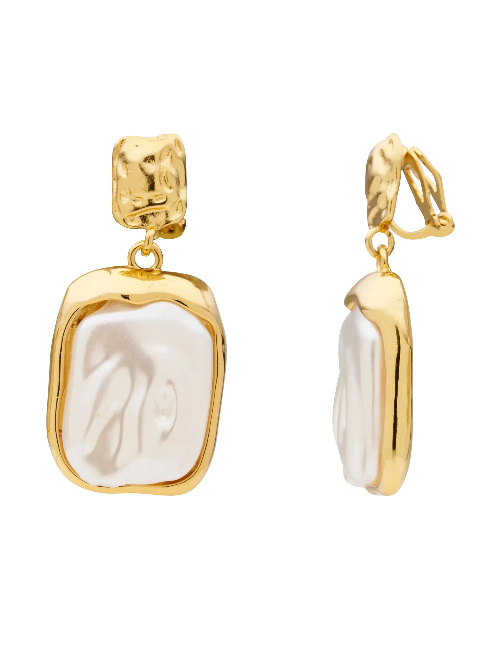 STATEMENT PEARL CLIP EARRING