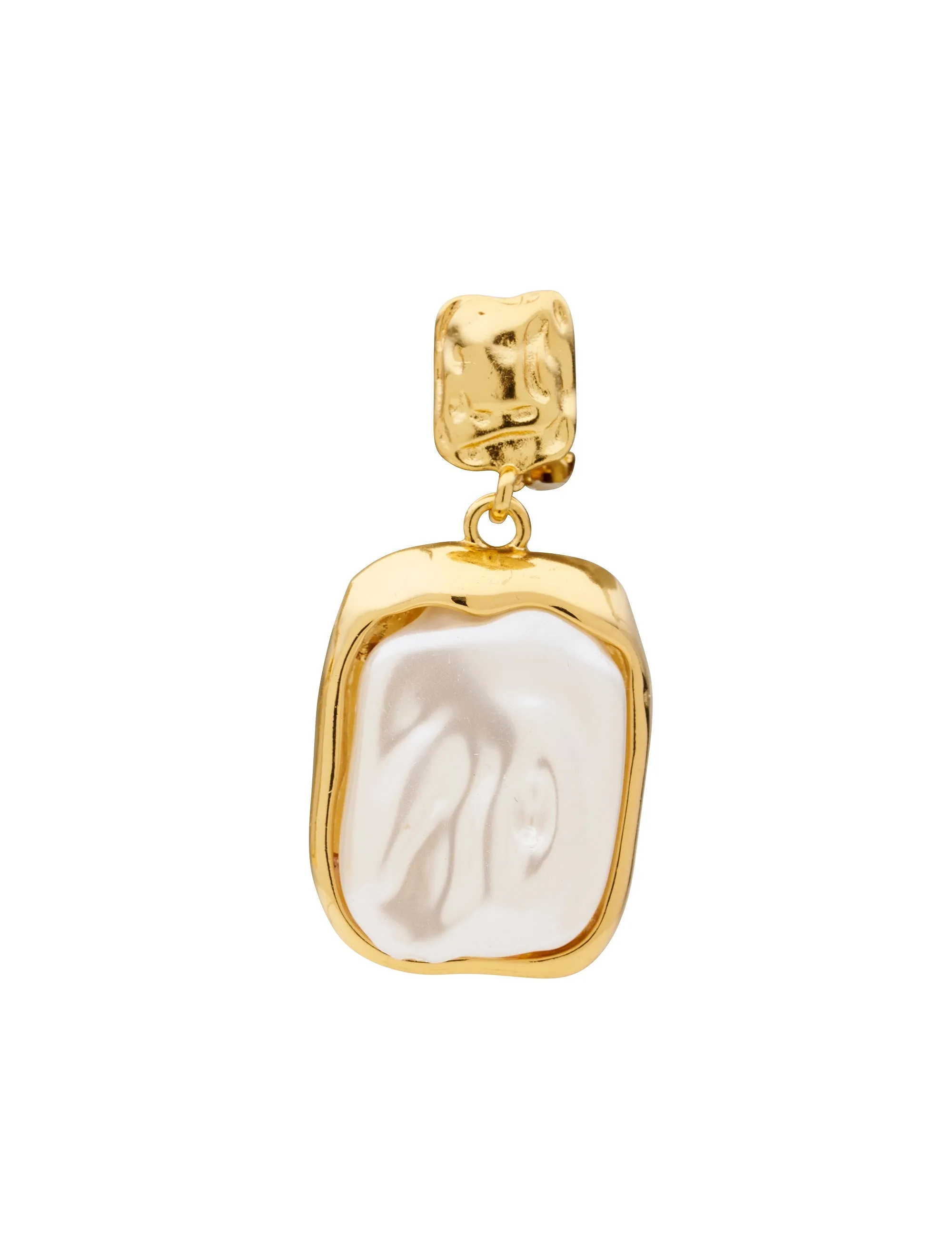 STATEMENT PEARL CLIP EARRING