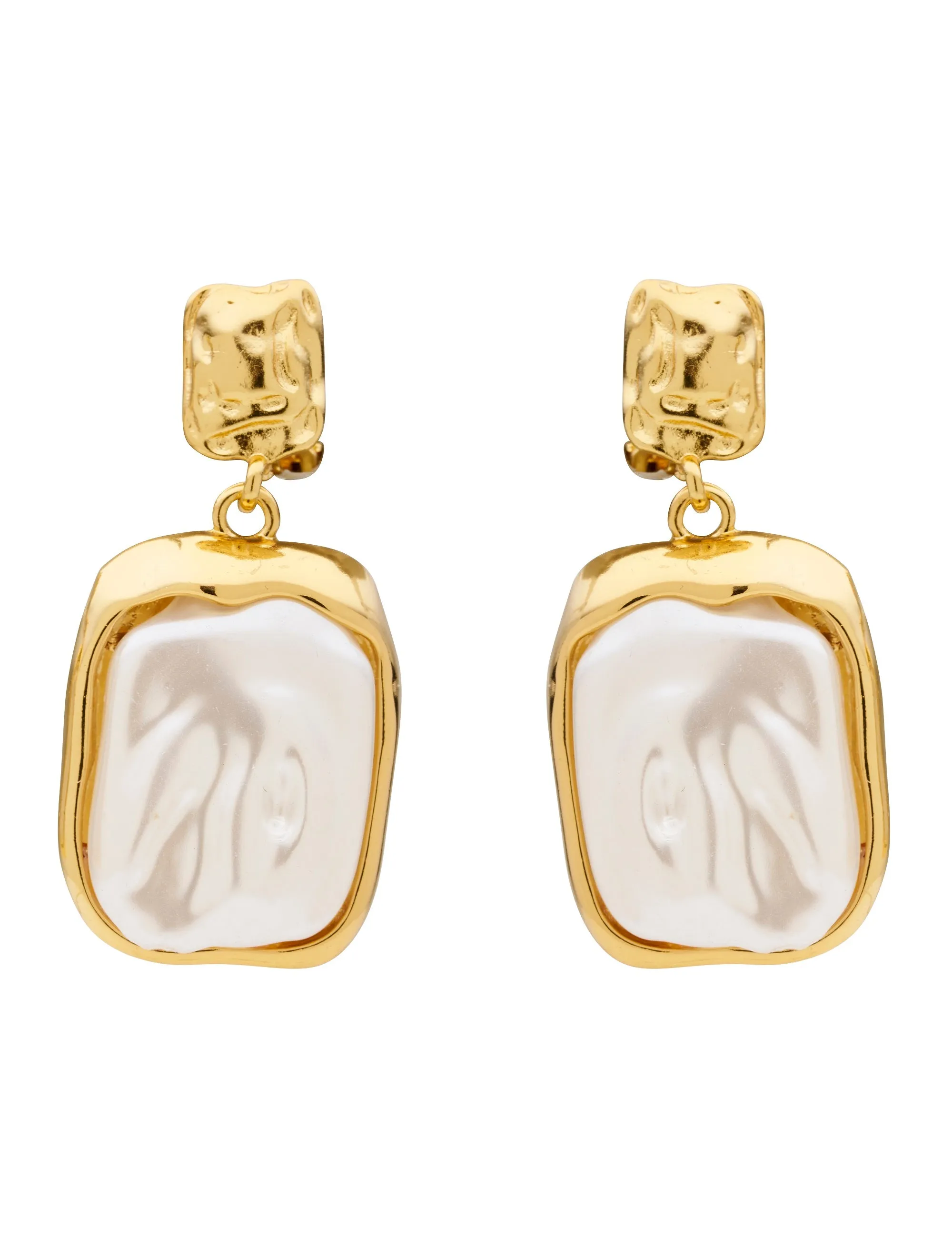 STATEMENT PEARL CLIP EARRING