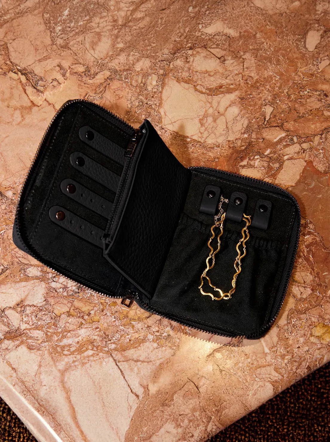 Status Anxiety - Change Always Comes Jewellery Case - Black