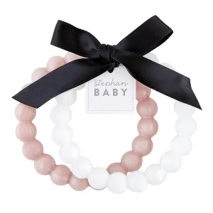 Stephan Baby Silicone Teether - Pearl Bracelets (Set of 2)