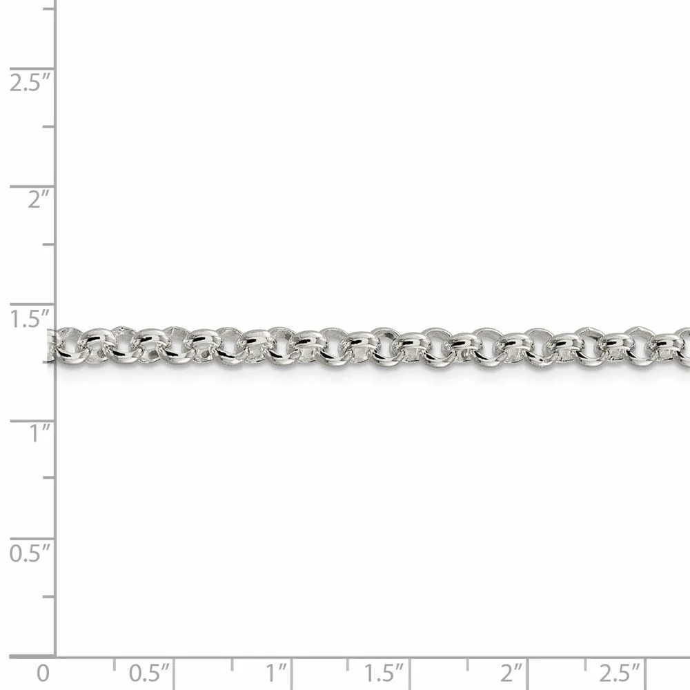 Sterling Silver 4.75mm Rolo Chain