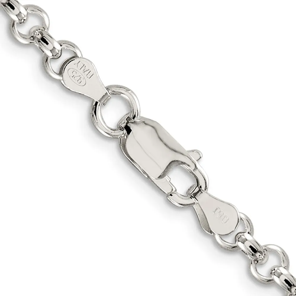 Sterling Silver 4.75mm Rolo Chain