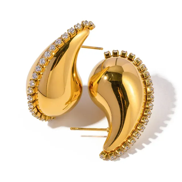 Studded Drop Earrings