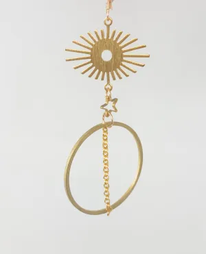 Sunburst  - 14k Earring Hooks.
