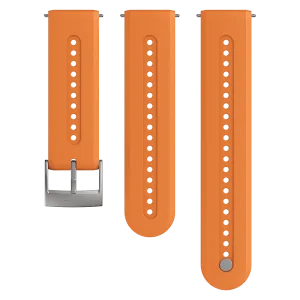 Suunto 24mm Athletic 7 Silicone Strap Granite Orange Size S M