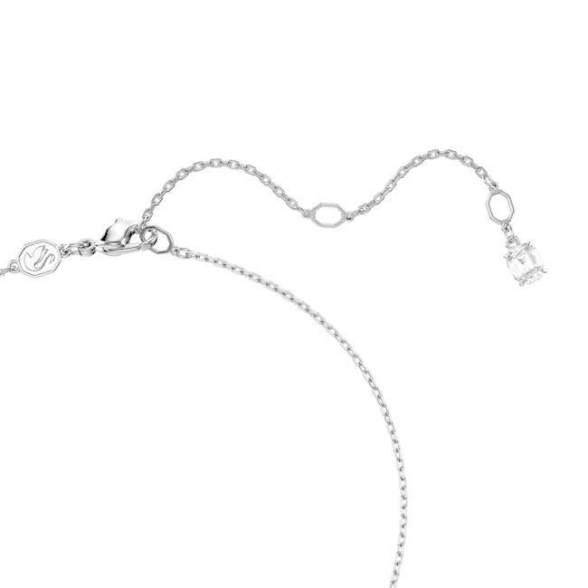 Swarovski Ariana Grande x pendant Mixed cuts Heart White Rhodium plated