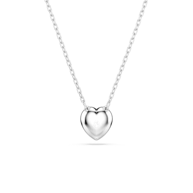 Swarovski Ariana Grande x pendant Mixed cuts Heart White Rhodium plated