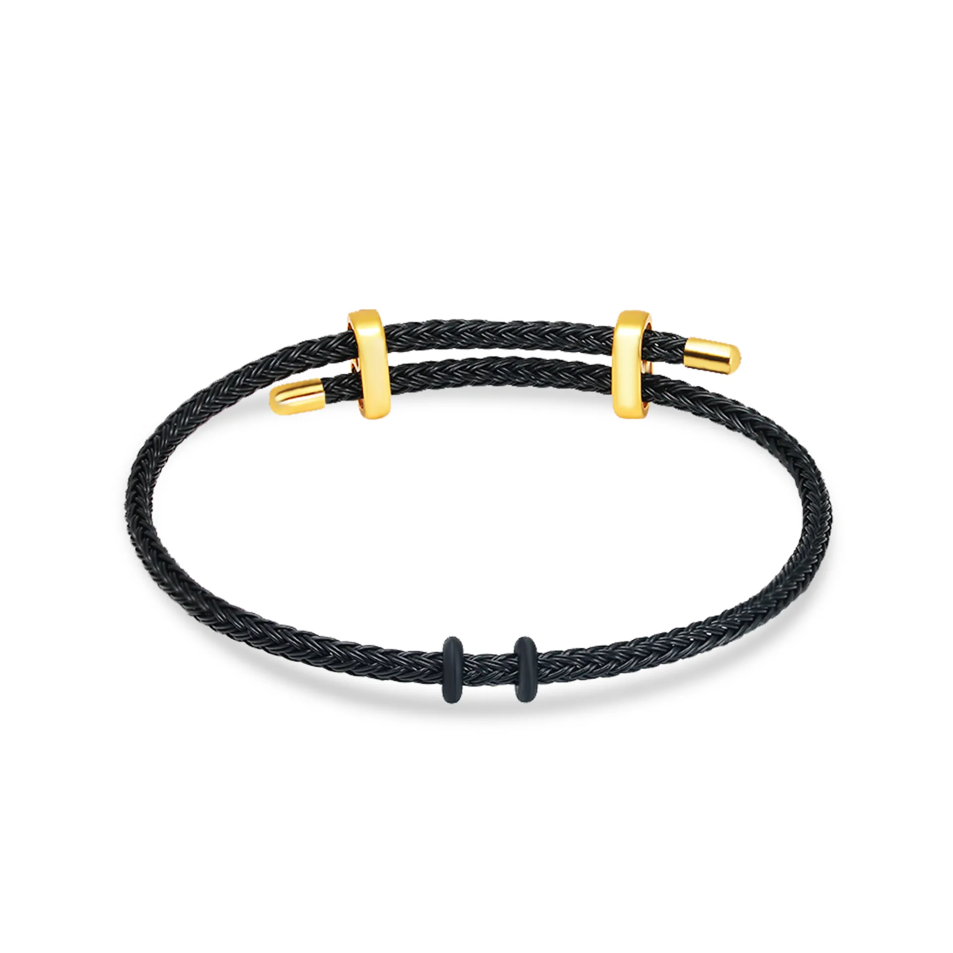 TAKA Jewellery Steel Cord Bracelet