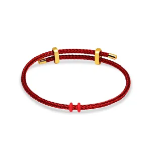 TAKA Jewellery Steel Cord Bracelet