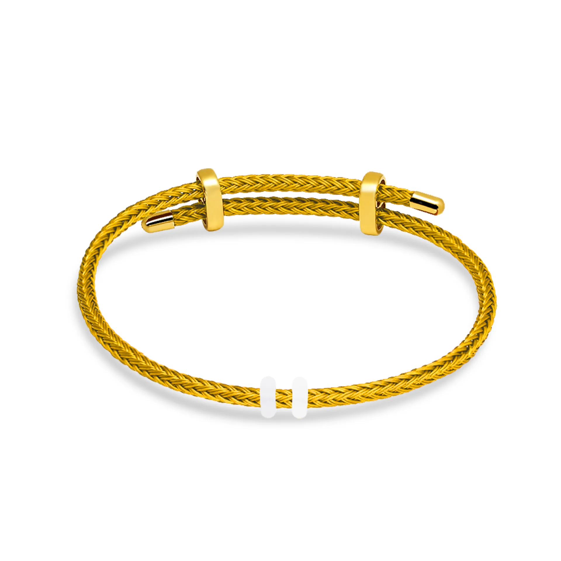 TAKA Jewellery Steel Cord Bracelet